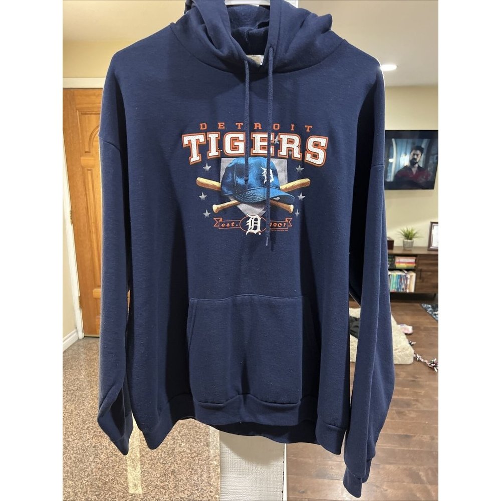 Detroit Tigers Vtg 2006 World Series Team Of Destiny Hooded Sweatshirt